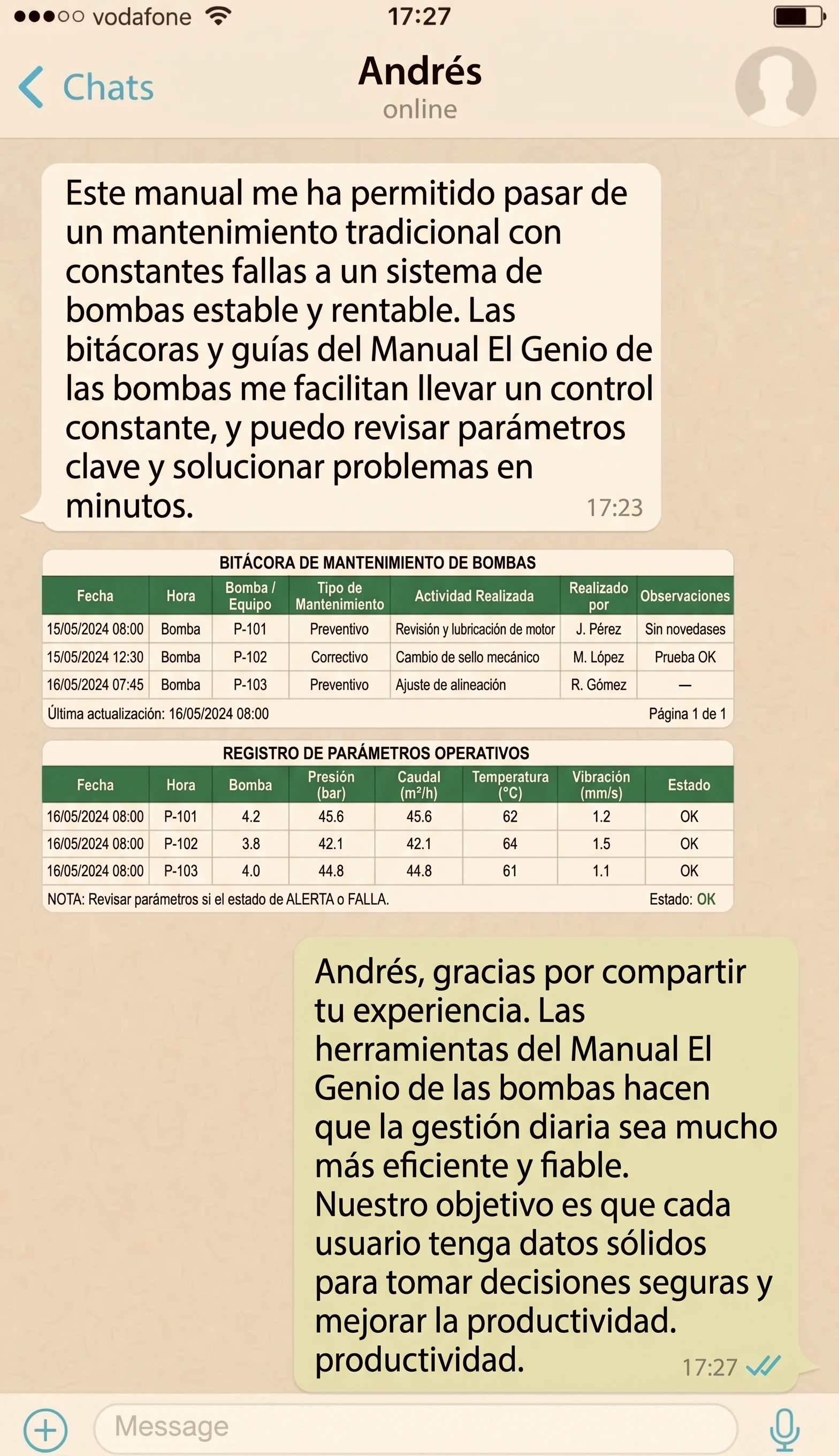 Testimonio de cliente sobre El Genio De Las Bombas